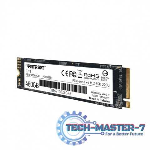 Dysk SSD P310 480GB M.2 2280 1700/1500 PCIe NVMe Gen3 x 4 Dysk SSD P310 480GB M.2 2280 1700/1500 PCIe NVMe Gen3 x 4