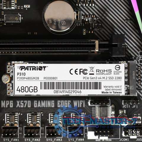 Dysk SSD P310 480GB M.2 2280 1700/1500 PCIe NVMe Gen3 x 4 Dysk SSD P310 480GB M.2 2280 1700/1500 PCIe NVMe Gen3 x 4
