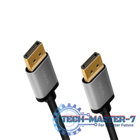 Kabel DisplayPort 4K/60 Hz,DP/M do DP/M aluminiowy 3m Kabel DisplayPort 4K/60 Hz,DP/M do DP/M aluminiowy 3m