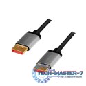 Kabel DisplayPort 8K/60 Hz,DP/M do DP/M aluminiowy 1m Kabel DisplayPort 8K/60 Hz,DP/M do DP/M aluminiowy 1m