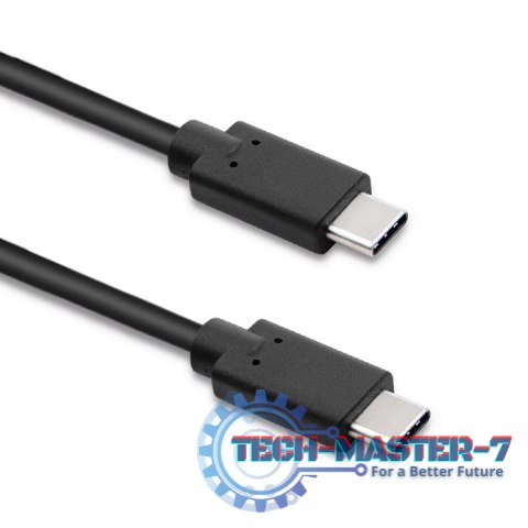 Kabel USB 3.1 typ C męski | USB 3.1 typ C męski | 1.4m | Czarny Kabel USB 3.1 typ C męski | USB 3.1 typ C męski | 1.4m | Czarny
