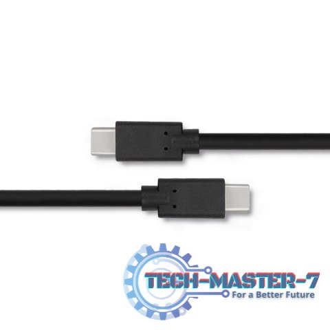 Kabel USB 3.1 typ C męski | USB 3.1 typ C męski | 1.4m | Czarny Kabel USB 3.1 typ C męski | USB 3.1 typ C męski | 1.4m | Czarny