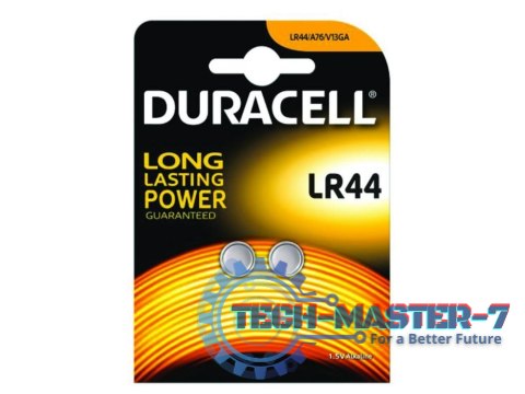 Baterie DURACELL Litowe LR44 150mAh 2 szt. LR44 Baterie DURACELL Litowe LR44 150mAh 2 szt. LR44