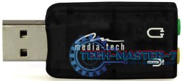 Karta dźwiękowa MEDIA-TECH Virtu 5.1 USB MT5101