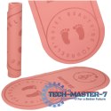 Mata fitness do ćwiczeń jogi skakania na skakance wygłuszająca antypoślizgowa 125x61.5x0,6 cm różowa Mata fitness do ćwiczeń jogi skakania na skakance wygłuszająca antypoślizgowa 125x61.5x0,6 cm różowa