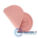 Mata fitness do ćwiczeń jogi skakania na skakance wygłuszająca antypoślizgowa 125x61.5x0,6 cm różowa Mata fitness do ćwiczeń jogi skakania na skakance wygłuszająca antypoślizgowa 125x61.5x0,6 cm różowa