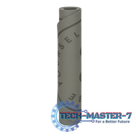 Mata fitness do ćwiczeń jogi skakania na skakance wygłuszająca antypoślizgowa 125x61,5x0,6 cm szara Mata fitness do ćwiczeń jogi skakania na skakance wygłuszająca antypoślizgowa 125x61,5x0,6 cm szara