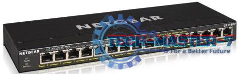 Przełącznik NETGEAR GS316PP-100EUS (16x 10/100/1000 PoE+ ) Przełącznik NETGEAR GS316PP-100EUS (16x 10/100/1000 PoE+ )