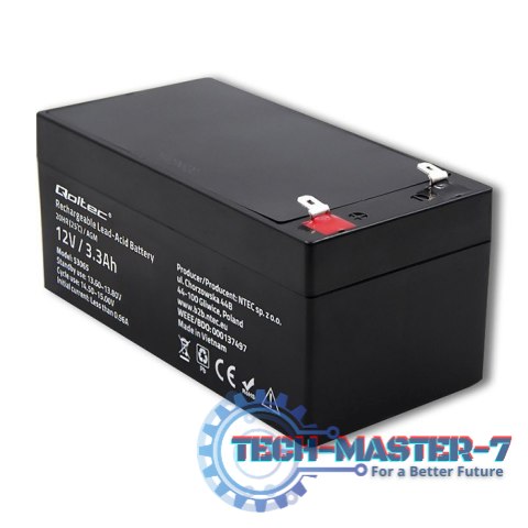 Akumulator AGM | 12V | 3.3Ah | max. 49.5A Akumulator AGM | 12V | 3.3Ah | max. 49.5A