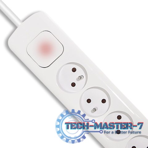 Listwa antyprzepięciowa | 4 gniazda | 2xUSB | 1.8m | Biała Listwa antyprzepięciowa | 4 gniazda | 2xUSB | 1.8m | Biała