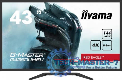 Monitor 43 cale G4380UHSU-B1 4K, VA, 2xHDMI, DP, 0,4ms, 550cd/m2, USB3.0 Monitor 43 cale G4380UHSU-B1 4K, VA, 2xHDMI, DP, 0,4ms, 550cd/m2, USB3.0