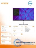 Monitor P2723QE 27 cali IPS LED 4K (3840x2160)/16:9/HDMI/DP/USB-C/4xUSB 3.2 /RJ45/3Y AES