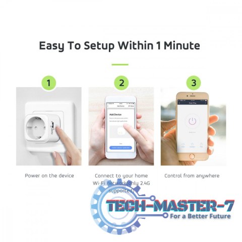 Zdalnie sterowane gniazdko WiFi GB720E Zdalnie sterowane gniazdko WiFi GB720E