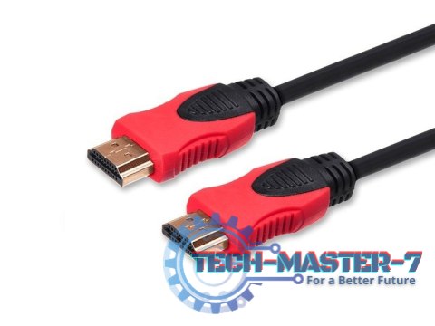 Kabel HDMI (M) v2.0, 3m, miedź, czarny, złote końcówki, ethernet/3D, CL-96 Kabel HDMI (M) v2.0, 3m, miedź, czarny, złote końcówki, ethernet/3D, CL-96
