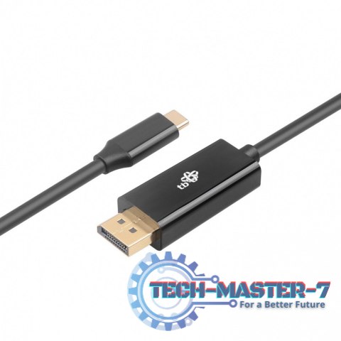 Kabel USB C - Displayport 2m czarny Kabel USB C - Displayport 2m czarny