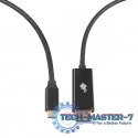 Kabel USB C - Displayport 2m czarny Kabel USB C - Displayport 2m czarny