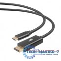 Kabel USB C - Displayport 2m czarny Kabel USB C - Displayport 2m czarny