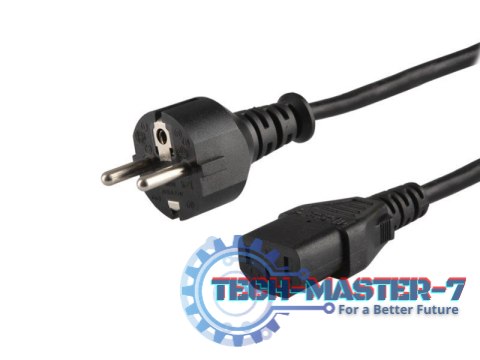 Kabel zasilający Schuko męski - IEC C13, 1,2m, CL-89 Kabel zasilający Schuko męski - IEC C13, 1,2m, CL-89