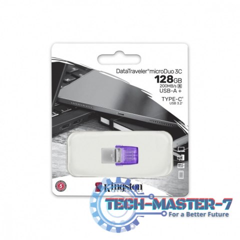 Pendrive USB Data Traveler MicroDuo 3C G3 128GB USB-A/USB-C Pendrive USB Data Traveler MicroDuo 3C G3 128GB USB-A/USB-C