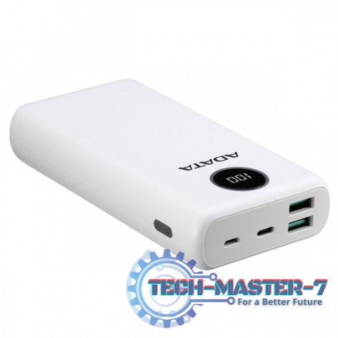 Powerbank P20000QCD 20000mAh Biały QC/PD Powerbank P20000QCD 20000mAh Biały QC/PD