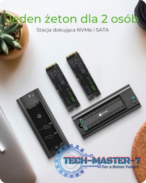 Stacja dokująca IB-180MC-C31 M.2 NVMe&SATA Docking, USB 3.2 (Gen2) Type-C, Aluminium Stacja dokująca IB-180MC-C31 M.2 NVMe&SATA Docking, USB 3.2 (Gen2) Type-C, Aluminium
