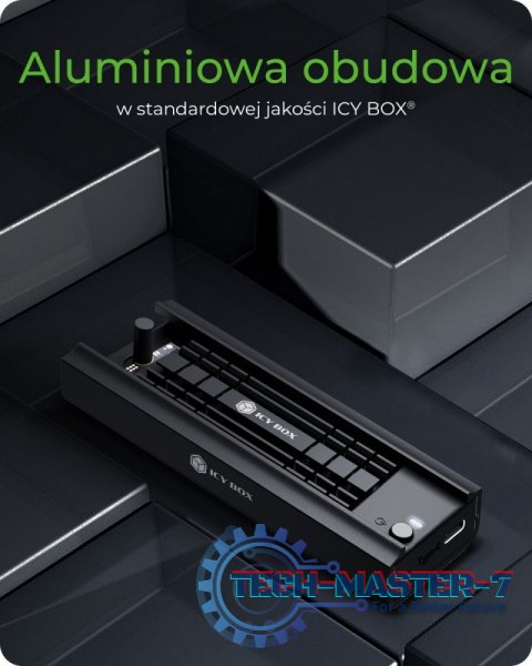 Stacja dokująca IB-180MC-C31 M.2 NVMe&SATA Docking, USB 3.2 (Gen2) Type-C, Aluminium Stacja dokująca IB-180MC-C31 M.2 NVMe&SATA Docking, USB 3.2 (Gen2) Type-C, Aluminium