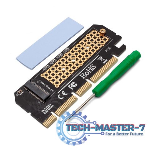 Karta rozszerzeń, adapter M.2 NVMe M-Key PCI-E, AK-41 Karta rozszerzeń, adapter M.2 NVMe M-Key PCI-E, AK-41