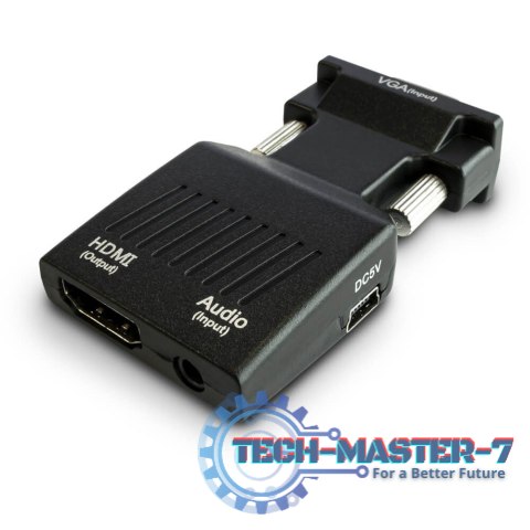 Konwerter VGA do HDMI, Audio, Full HD, CL-145 Konwerter VGA do HDMI, Audio, Full HD, CL-145
