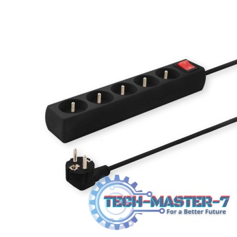 Listwa zasilająca 5 gniazd 5m, LZ-03 Listwa zasilająca 5 gniazd 5m, LZ-03