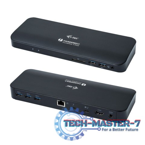 Stacja dokującaThunderbolt 3/USB-C Dual 4K Docking Station + USB-C to DisplayPort Cable (1,5m) + Power Delivery 60W Stacja dokującaThunderbolt 3/USB-C Dual 4K Docking Station + USB-C to DisplayPort Cable (1,5m) + Power Delivery 60W