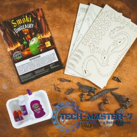 Zestaw naukowy Crazy science Smoki i dinozaury Zestaw naukowy Crazy science Smoki i dinozaury