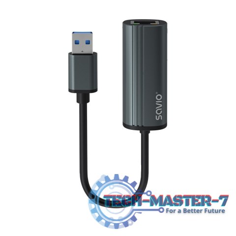 Adapter USB-A 3.1 Gen 1 do RJ-45 gigabit Ethernet, AK-55 Adapter USB-A 3.1 Gen 1 do RJ-45 gigabit Ethernet, AK-55