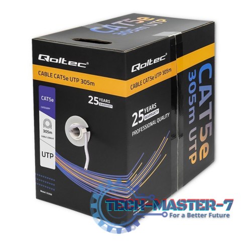 Kabel sieciowy/skrętka UTP | CAT5E | 305m Kabel sieciowy/skrętka UTP | CAT5E | 305m