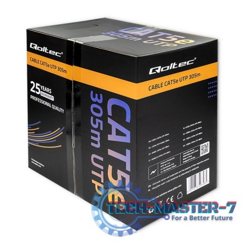 Kabel sieciowy/skrętka UTP | CAT5E | 305m Kabel sieciowy/skrętka UTP | CAT5E | 305m