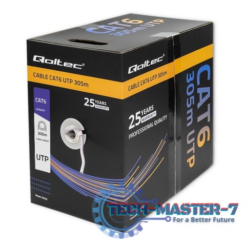 Kabel sieciowy/skrętka UTP | CAT6 | 305m Kabel sieciowy/skrętka UTP | CAT6 | 305m