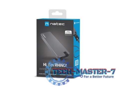 Kieszeń zewnętrzna SSD Rhino M.2 NVME USB-C 3.1 Gen 2 aluminium Kieszeń zewnętrzna SSD Rhino M.2 NVME USB-C 3.1 Gen 2 aluminium