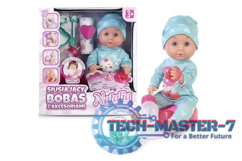 Lalka bobas siusiający 30 cm Edu&Fun Lalka bobas siusiający 30 cm Edu&Fun