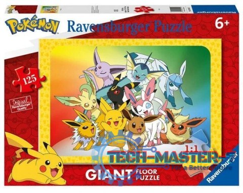 Puzzle 125 elementów Gigant Pokemon Puzzle 125 elementów Gigant Pokemon