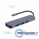 Adapter USB-C HDMI Hub 3xUSB 3.0