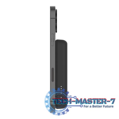 Magnetyczny Power Bank ze standem Czarny Magnetyczny Power Bank ze standem Czarny