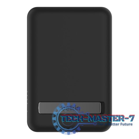 Magnetyczny Power Bank ze standem Czarny Magnetyczny Power Bank ze standem Czarny