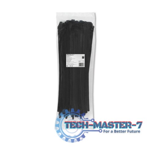 Opaski zaciskowe wielorazowe/trytytki | 7.2*450mm | Nylon UV | Czarne Opaski zaciskowe wielorazowe/trytytki | 7.2*450mm | Nylon UV | Czarne
