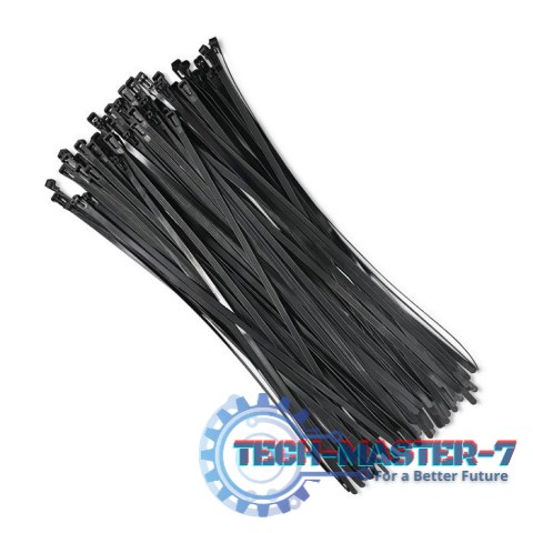 Opaski zaciskowe wielorazowe/trytytki | 7.2*450mm | Nylon UV | Czarne Opaski zaciskowe wielorazowe/trytytki | 7.2*450mm | Nylon UV | Czarne