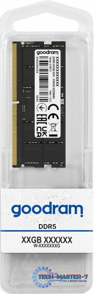 Pamięć DDR5 SODIMM 16GB/4800 CL40 Pamięć DDR5 SODIMM 16GB/4800 CL40