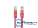 Patchcord kat.6 UTP 0.5M 10-pack fluke passed czerwony Patchcord kat.6 UTP 0.5M 10-pack fluke passed czerwony