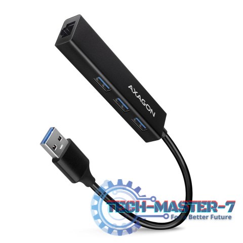 HMA-GL3A Wieloportowy hub USB 4in1, 5Gbps, 3x USB-A + GLAN, metalowy, 20cm USB-A kabel HMA-GL3A Wieloportowy hub USB 4in1, 5Gbps, 3x USB-A + GLAN, metalowy, 20cm USB-A kabel