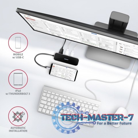HMC-6GL Wieloportowy hub USB 6in1, 5Gbps, 3x USB-A, HDMI 4K/30Hz, GLAN, PD 100W, 20cm USB-C kabel HMC-6GL Wieloportowy hub USB 6in1, 5Gbps, 3x USB-A, HDMI 4K/30Hz, GLAN, PD 100W, 20cm USB-C kabel