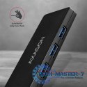 HUE-G1A Hub 4-portowy USB 3.2 Gen 1 SLIM, kabel Type-A 14cm