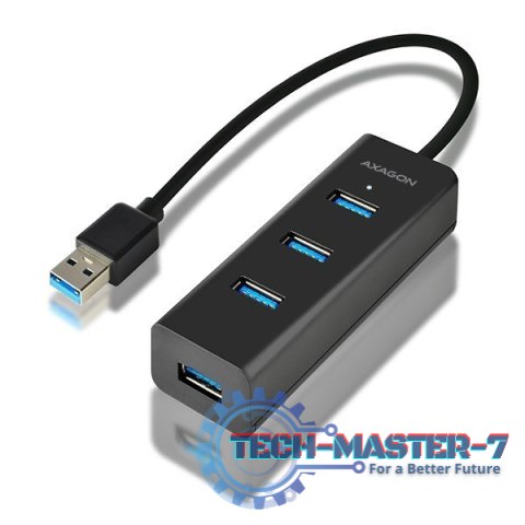 HUE-S2B Hub 4-portowy USB 3.2 Gen 1 charging hub, 30cm kabel, microUSB dodatkowe zasilanie HUE-S2B Hub 4-portowy USB 3.2 Gen 1 charging hub, 30cm kabel, microUSB dodatkowe zasilanie