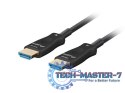 Kabel HDMI M/M v2.1 30M 8K czarny optyczny AOC Kabel HDMI M/M v2.1 30M 8K czarny optyczny AOC